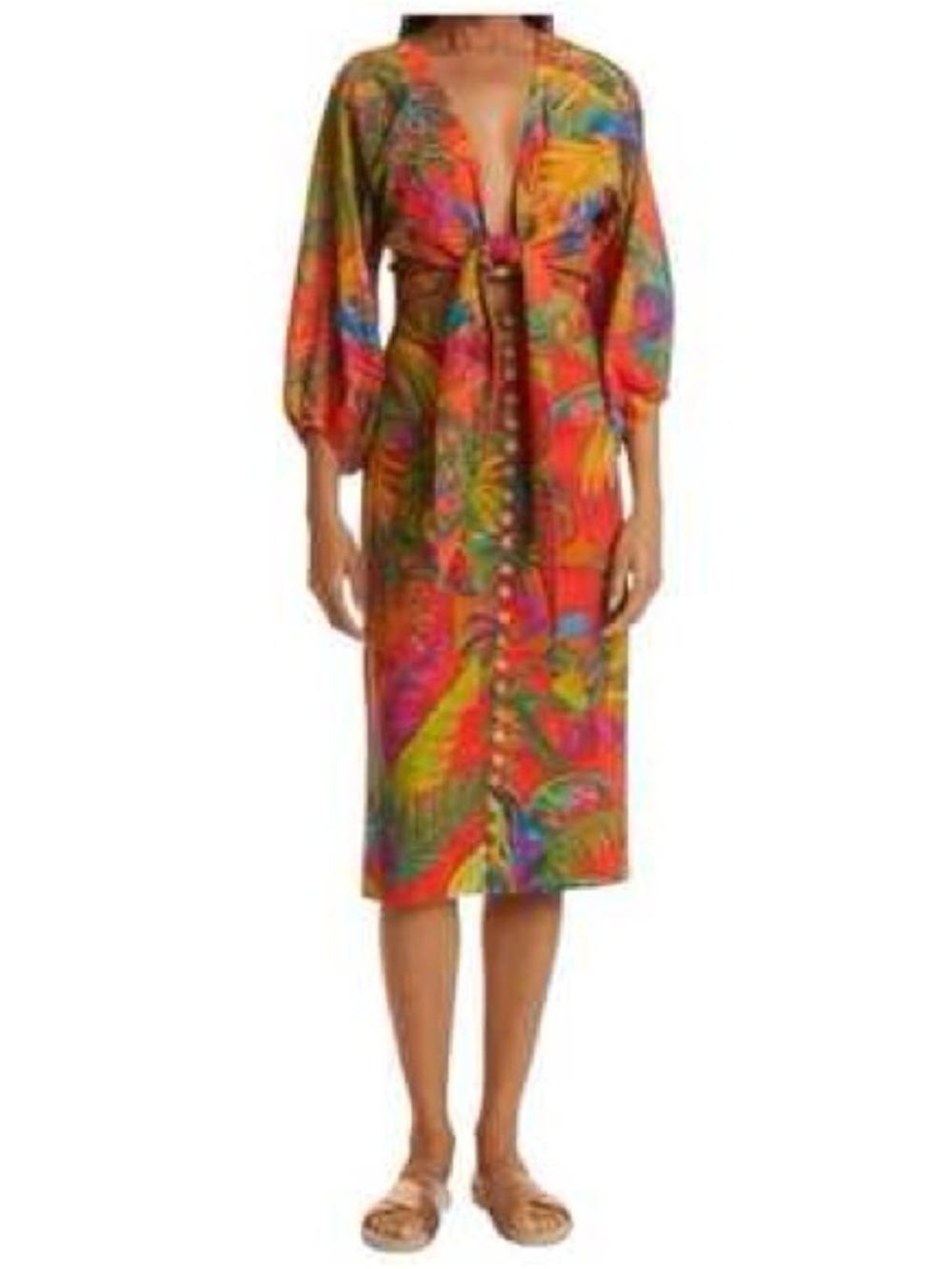Farm Rio Tropical Print Two-Piece Set - large top medium skirt